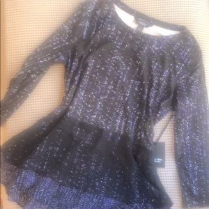 Tiered Peplum Vera Wang Blouse